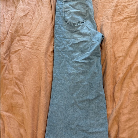 Good American Good Waist Frayed Palazzo Crop Size 16 - Picture 4 of 5